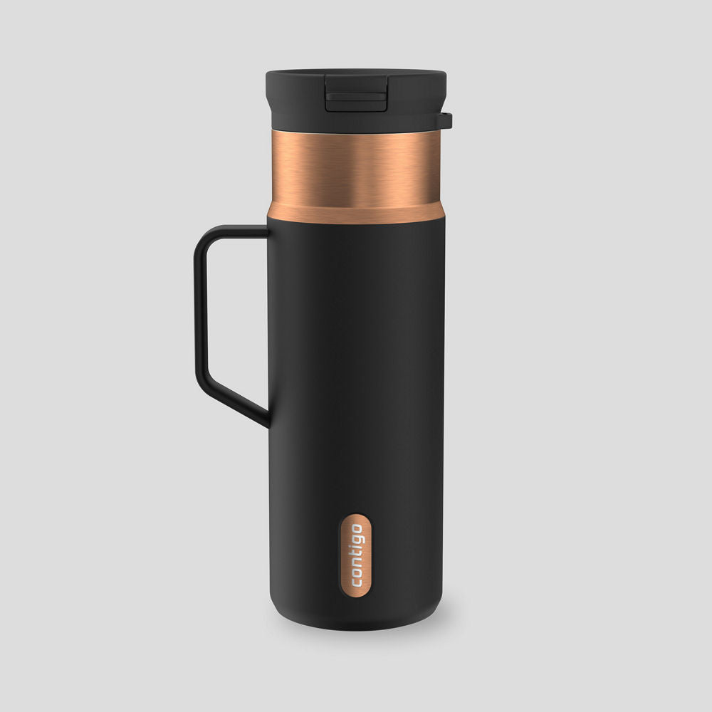 20 oz SnapSealT Bottle w/Handle - Licorice Bronze