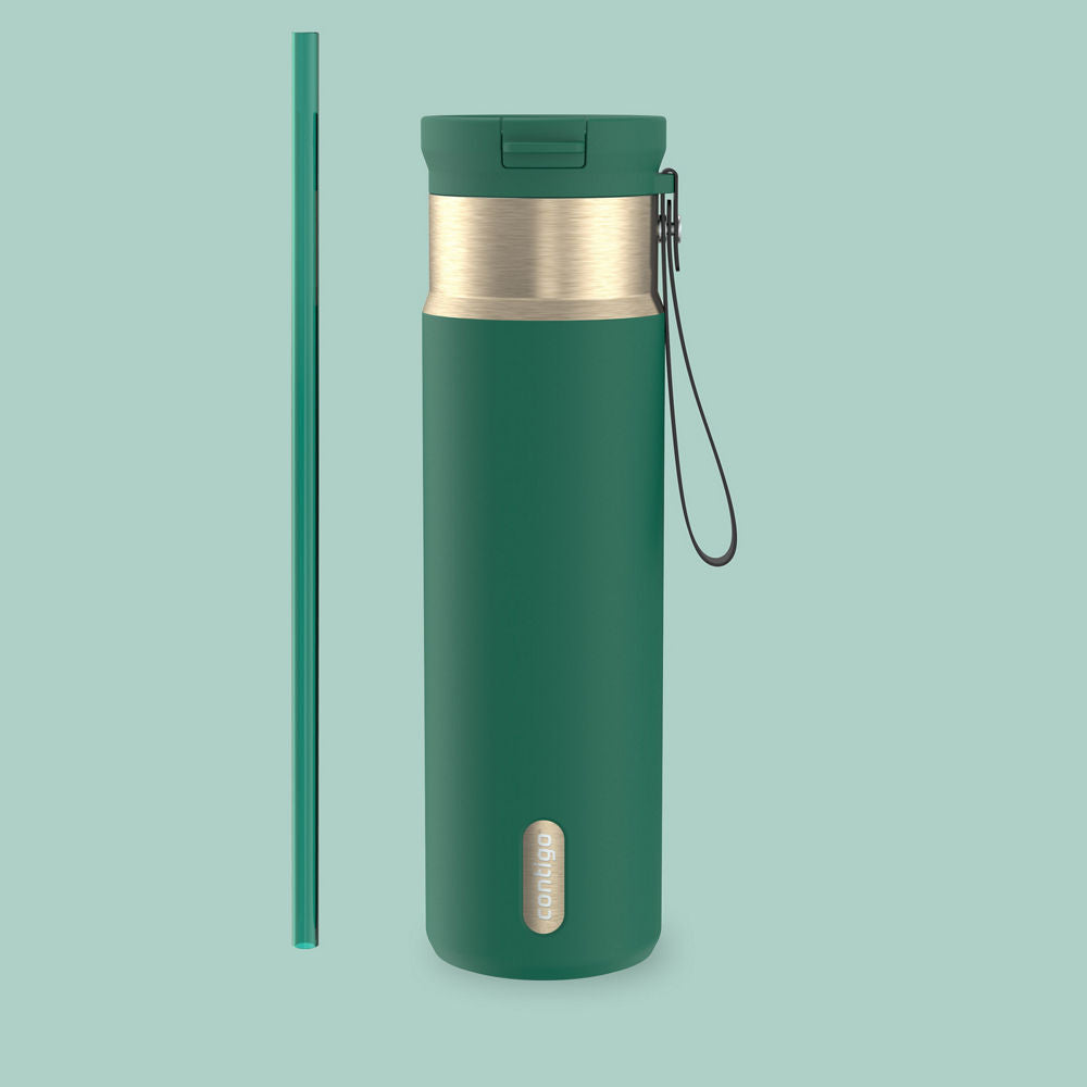24oz SnapSealT Bottle - Dark Emerald Champagne